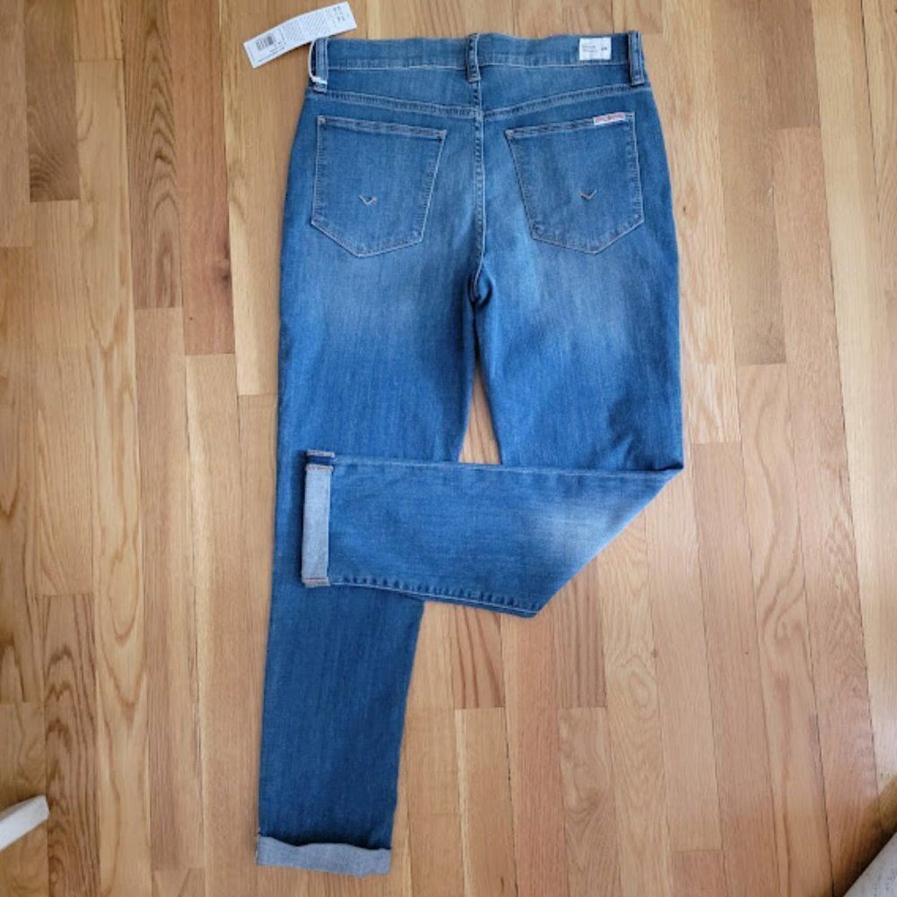 Hudson Jeans Natalie Midrise Slim Boyfriend Blue Jeans Size 26 - Picture 8 of 15